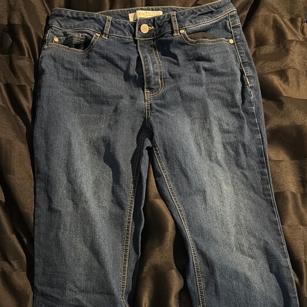 Dark Blue Denim Jeans